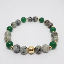 Load image into Gallery viewer, Unisex Bracelet Set (Green Aventurine)