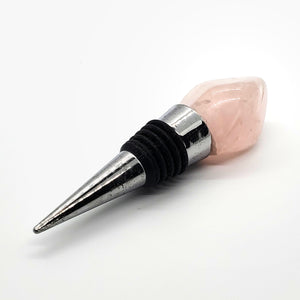 Wine Bottle Stopper (Rose Quartz)